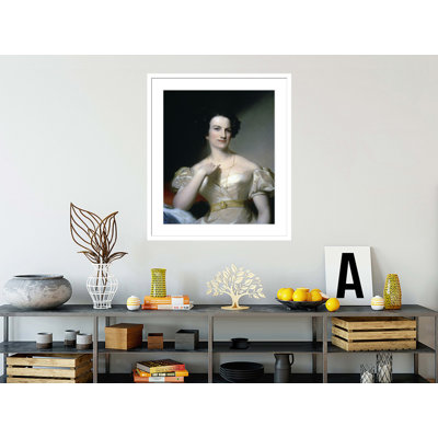 Portrait of Mrs Benjamin Tevis (Mary M. Hunter) by Thomas Sully -Framed Giclee Print