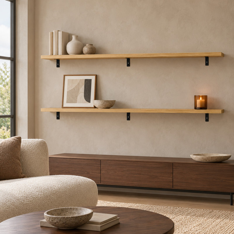 Floating Shelf, 15cm H x 120cm W x 20cm D