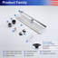 Grille linéaire de 24 po de largeur-91227626