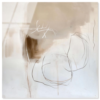 «Beauty of Less II», art mural en verre acrylique sans cadre ultra-brillant par Art Remedy, prêt à accrocher, 16 x 16