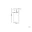 Aben 40cm H Outdoor Armed Sconce
