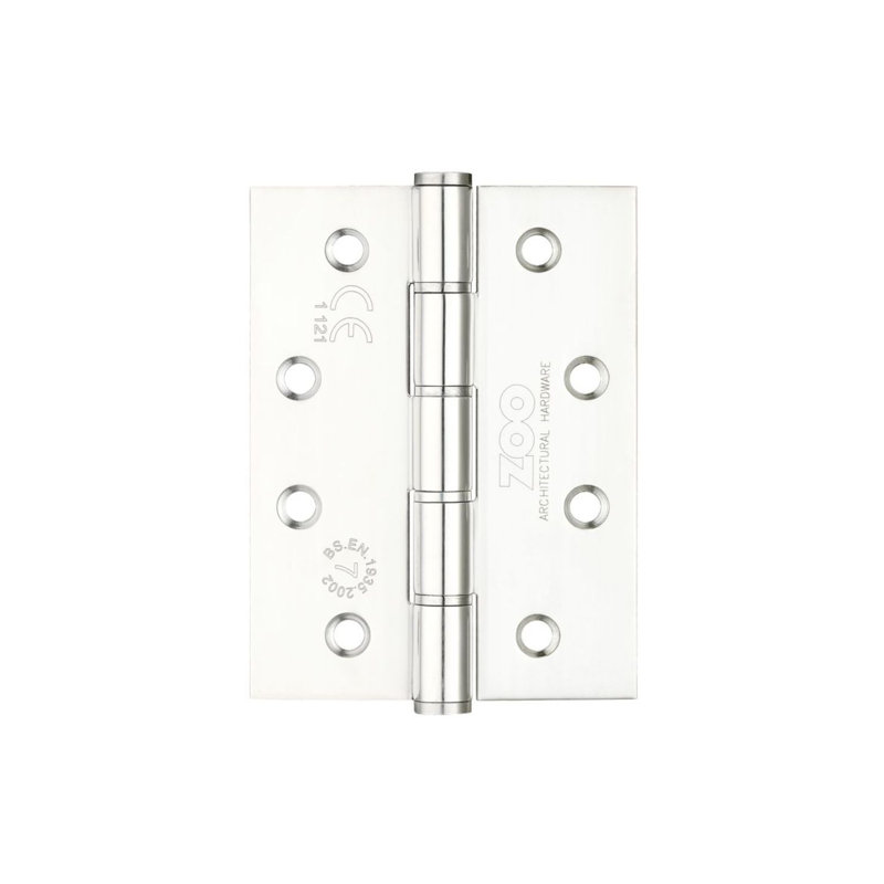 10.2cm H x 7.6cm W Butt Bearing Single Door Hinge
