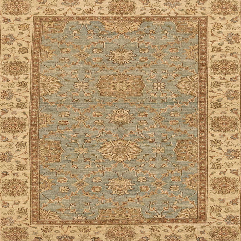 Tapis abstrait moderne 3574, Carré 4 pi