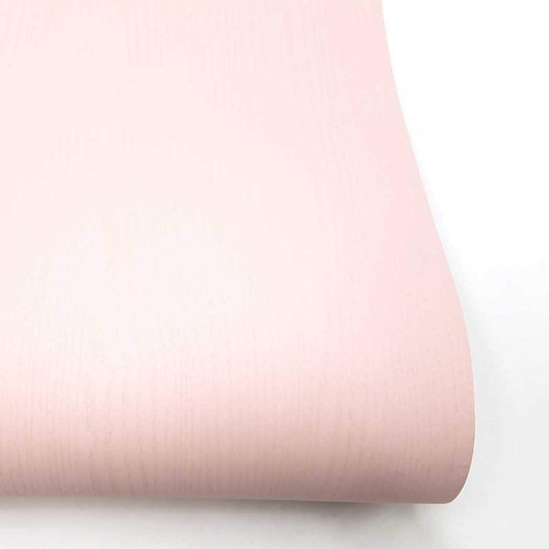 Papier peint adhésif auto-adhésif pour armoires de cuisine Colan, L 118,1 po x l 19,6 po, Rose pâle mat