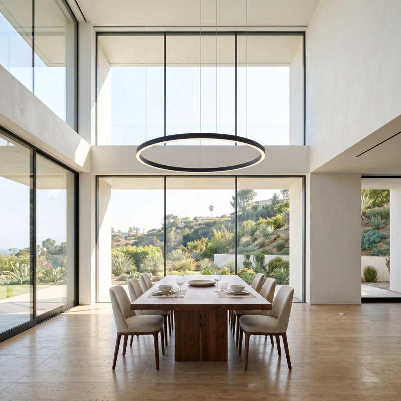 Circular 1 - Light LED Pendant, Black, 3000 K