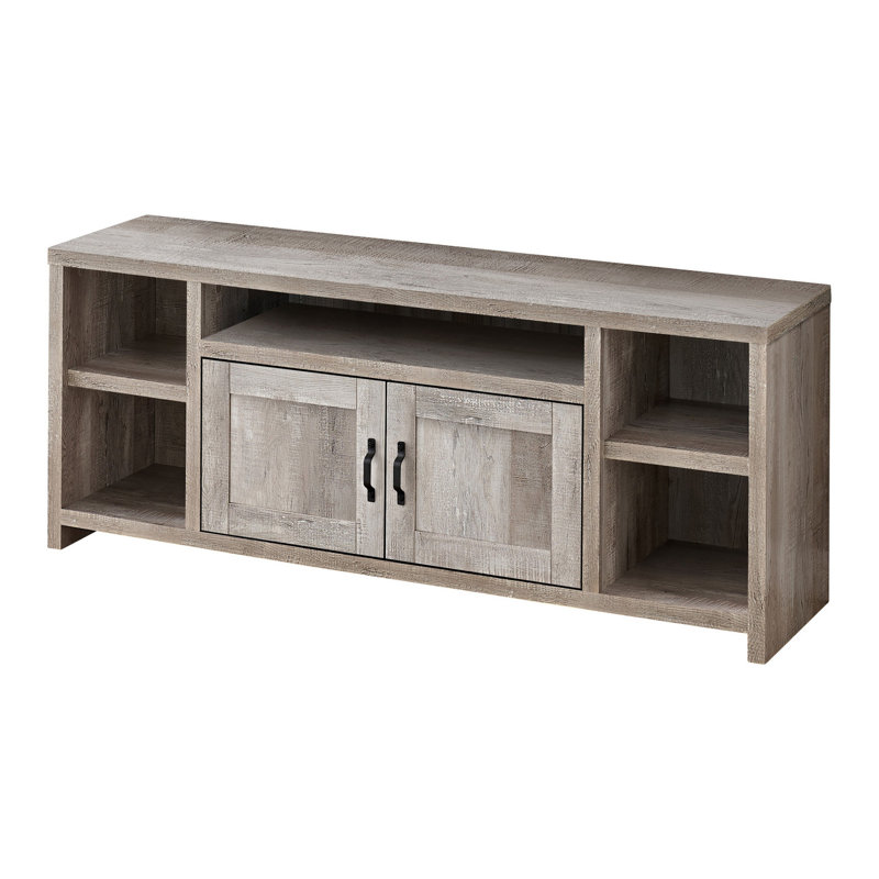 TV Stand,60 Inch, Media Entertainment Center, Storage Cabinet, Living Room, Bedroom, Laminate, Transitional, Taupe