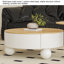 Table basse moderne avec rangement minimaliste