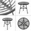 Table d'appoint en faux rotin Orlando