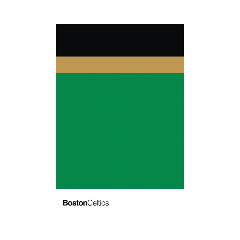 Boston Celtics Basketball by Avesix - Wrapped Canvas Print, 101.6cm H x 66.04cm W x 1.91cm D