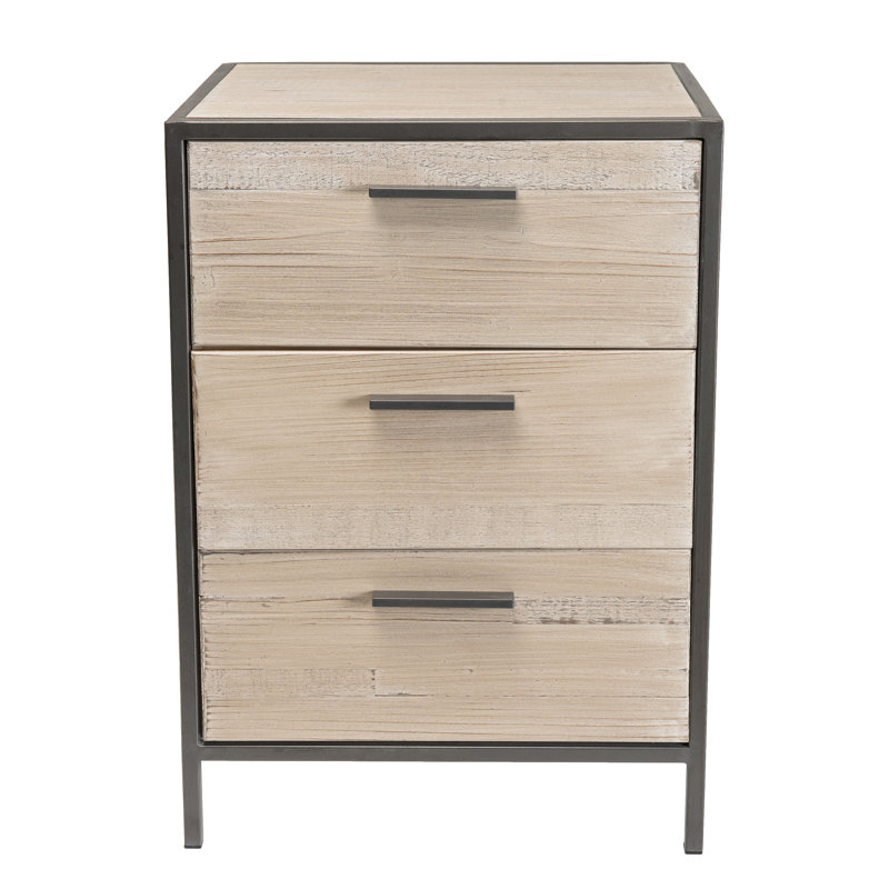 Bosworth Solid Wood 45 cm W Chest of 3 Drawers