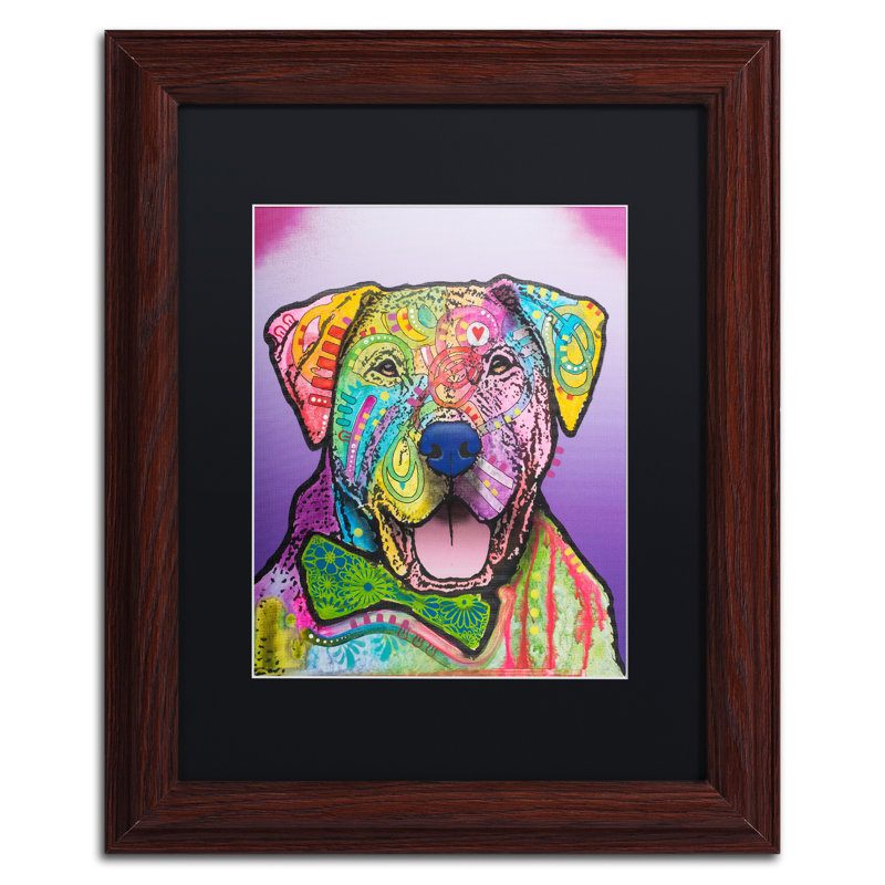 « charlie brown custom ii », impression, Noir, H 14 po x l 11 po x P 0,5 po, Cadre argenté
