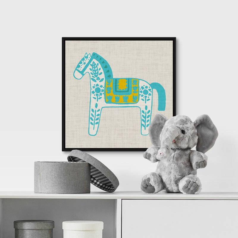 Art sur toile burro ii Silverhill, Cadre flottant noir, H 16 po x l 16 po x P 1,75 po