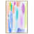 Toile avec cadre flottant or