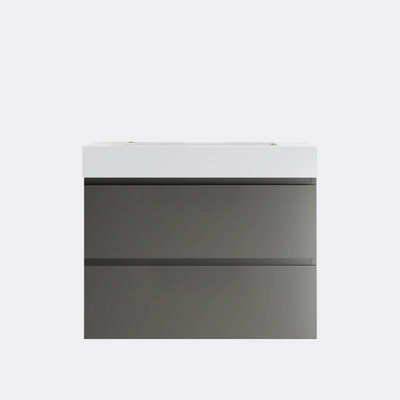 Ensemble de meuble-lavabo mural simple 29,9 po Dessirae