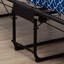 Structure de lit pliante en métal avec matelas en mousse pour les petits espaces
