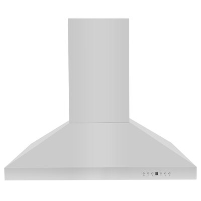 30"" KL3 400 CFM Convertible Island Range Hood in Brushed Stainless Steel -  ZLINE, KL3i-30