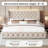 Bed Frame With Storage Drawers And Tufted Headboard Velvet Upholstered Platform, Led Light Wingback-1334576378-1334576382