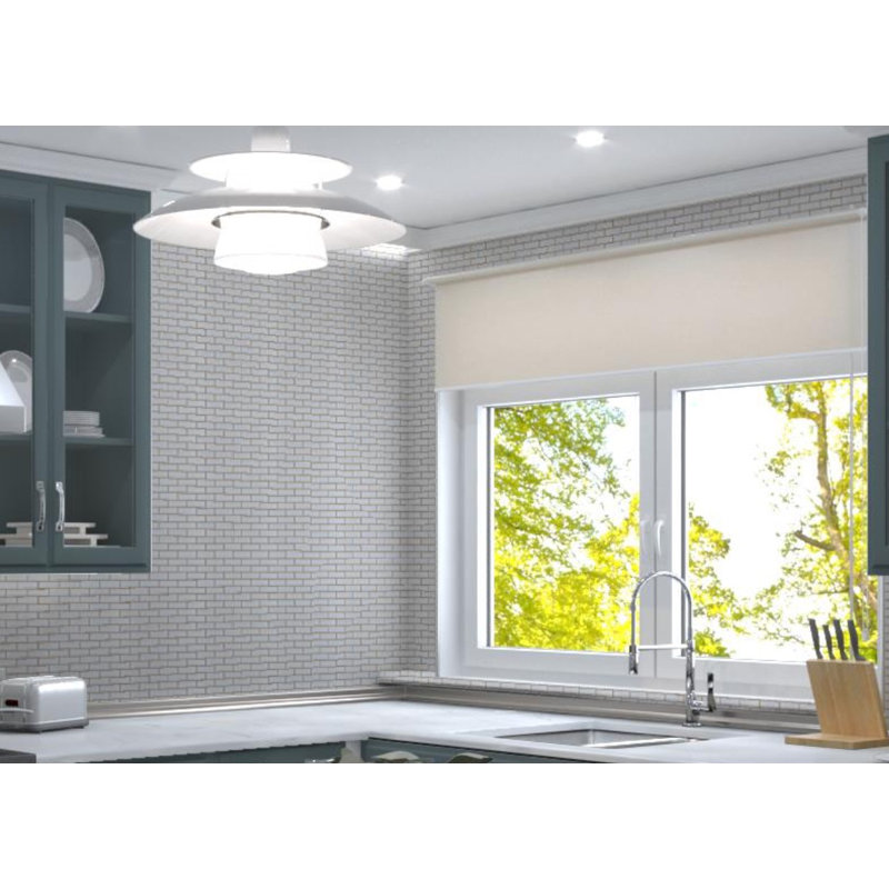 Enchant- Darling 3" x 1" Straight Edge Glass Brick Joint Wall & Floor Tile, Malt