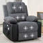 87 cm Wide Corduroy Wall Ergonomic Recliner with Massager-50382833