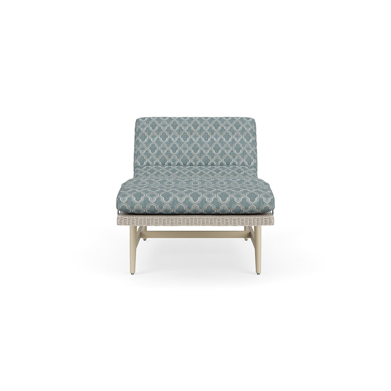 Cascade Outdoor Chaise Lounge, Luna Mist, Linen