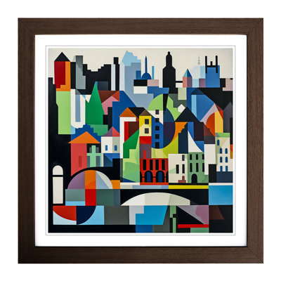 City Of York Suprematism - Framed Print