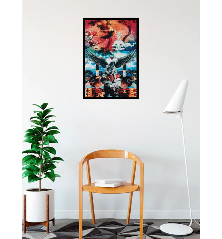 Kanye West, collage d'albums sur affiche, impression sur papier