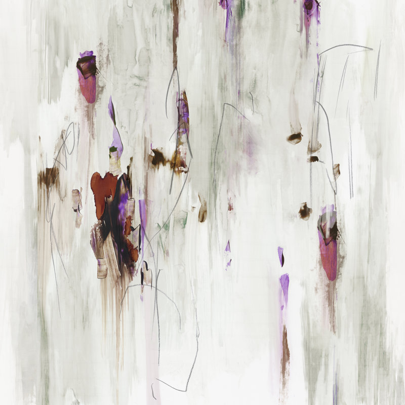 «Violets in Spring», reproduction sur toile tendue, H 36 po x l 36 po