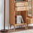 Modern simple log bookcase