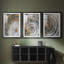 ABSTRACT Series CCLX III - Impression sur mesure avec cadre de qualité supérieure - 3 pièces-1845128160-1845128190