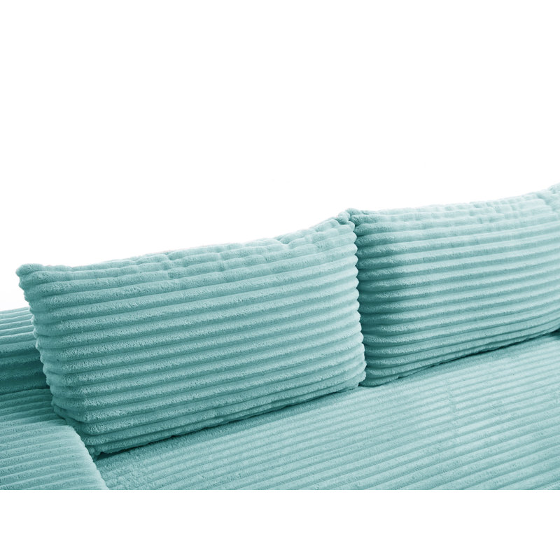 Canapé-lit 70,8 po, Bleu