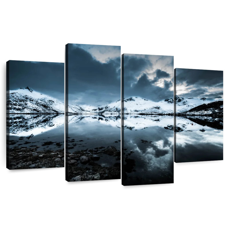 Lac miroir Alvord Lofoten, H 48 po x l 75 po