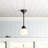 Margaree 1-Light Dimmable Schoolhouse Pendant-1873673485-1822708529