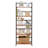 Etagere Set of 2 Bookcase, No Assembly Folding Bookshelf Set of 2, Collapsible Bookcase with Removable Shelves, 5-Tier Foldable Standing Racks for Bedroom, Living Room, Home Office-1042528147
