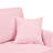 Pink Mid - Century Corduroy 2 Seater , Solid Wood Frame, Flared Arms And Two Matching Throw Pillows For Small Apartments With Clean Lines, Tapered Walnut Finish Legs Decorative Compact-1393352239