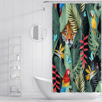 Noblitt Abstract Shower Curtain