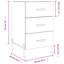 Mevsud 40cm W Iron Bedside Table-891892888