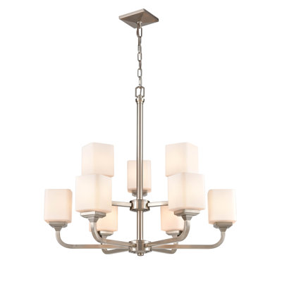 9 - Light Dimmable Empire Chandelier