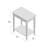 Sunbury Solid Wood End Table with Storage-974270161