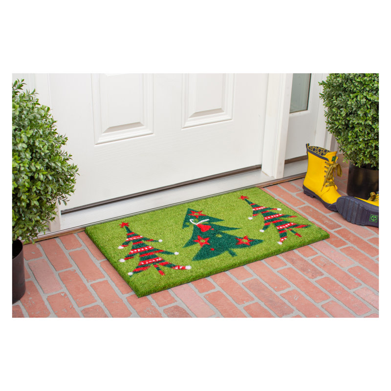 Tapis d'entrée antidérapant Kalmanovitz Trio, Rectangle 1 pi 5 po x 2 pi 5 po