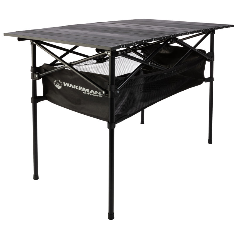 Table de camping avec tablette Wakeman