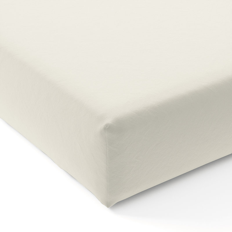 200 Thread Count Cotton Sheet & Pillowcase Set, Kingsize (5'), Cream