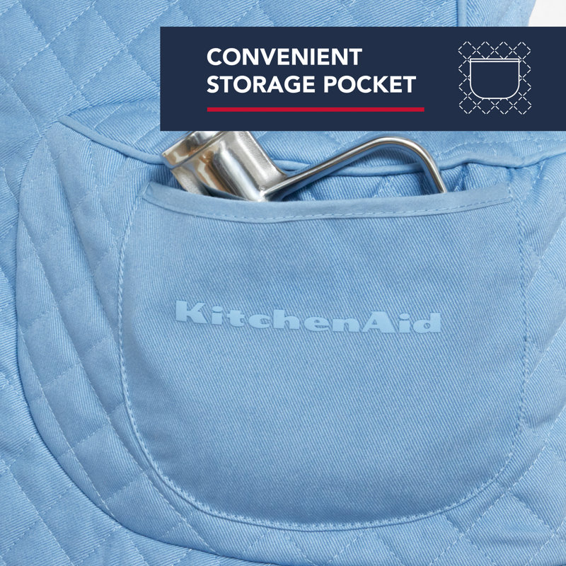 KitchenAid® Quilted Fitted Mixer Cover, Blue Velvet