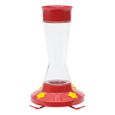 Alquaves Glass Hanging Hummingbird Feeder
