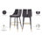 Cowans Upholstered Counter Stool with Metal Frame-605120815