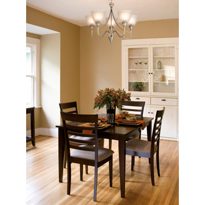 Santana 5 - Light Shaded Chandelier