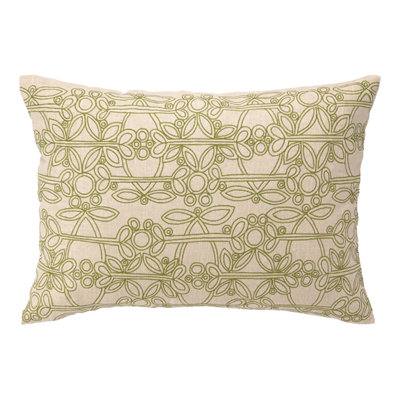 Coussin lombaire en lin les jardinss