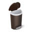 Simplehuman 50 Liter / 13 Gallon Semi-Round Kitchen Step Trash Can with Secure Slide Lock, Plastic-880660364