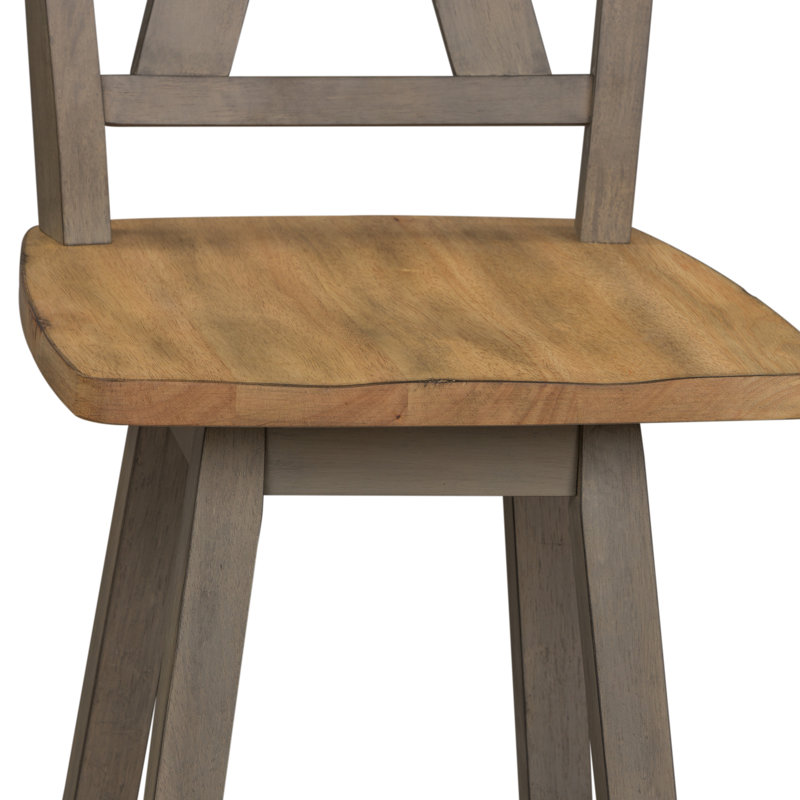 Tabouret de comptoir pivotant 24 po Keswick, Grey