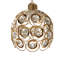 1 - Light Natural Dome Pendant