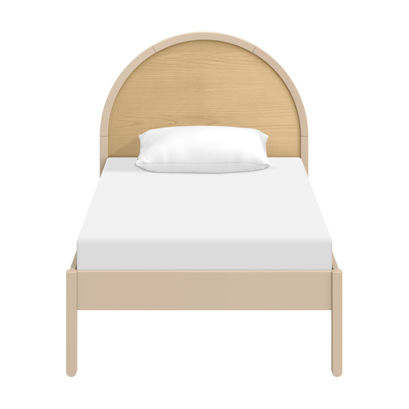 Moab Full Bed, Twin, Taupe/Ash